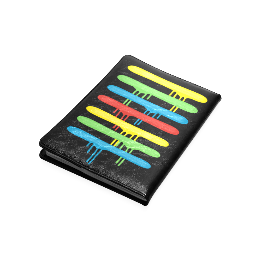 Rainbow Strokes of the Brush Custom NoteBook B5
