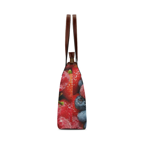 Berries Shoulder Tote Bag (Model 1646)