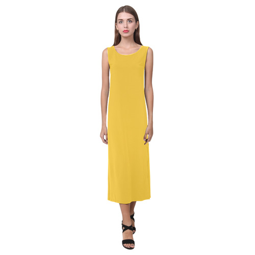 Freesia Phaedra Sleeveless Open Fork Long Dress (Model D08)