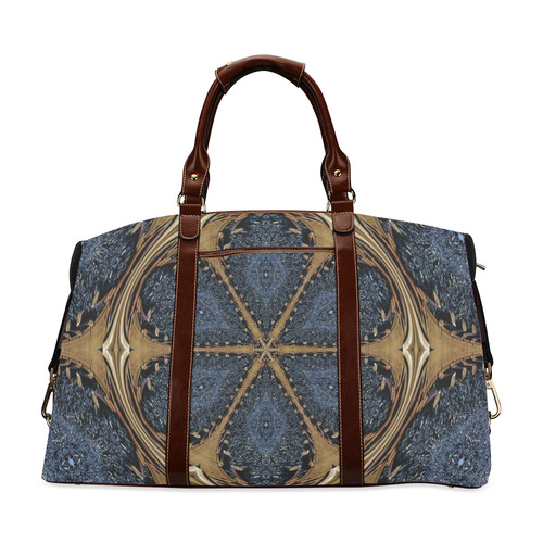 Denim & Leather Classic Travel Bag (Model 1643)