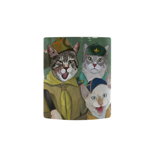 Cat Scout Troop Magic Morphing Mug Custom Morphing Mug