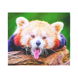 animal ArtStudio 5916 red Panda Cotton Linen Wall Tapestry 60"x 51"