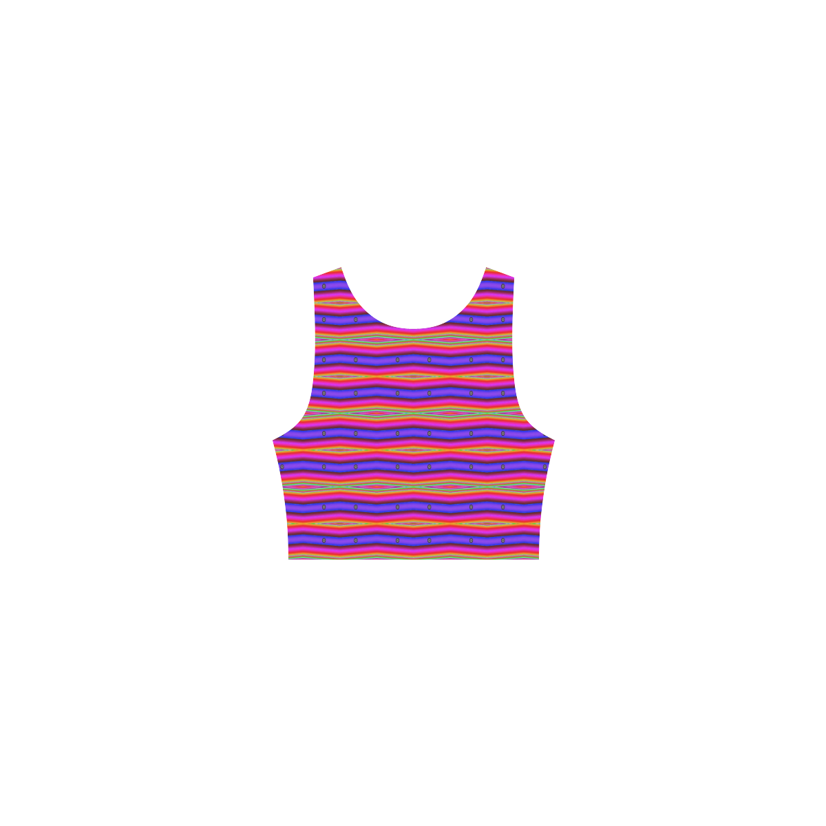 Bright Pink Purple Stripe Abstract Atalanta Casual Sundress(Model D04)