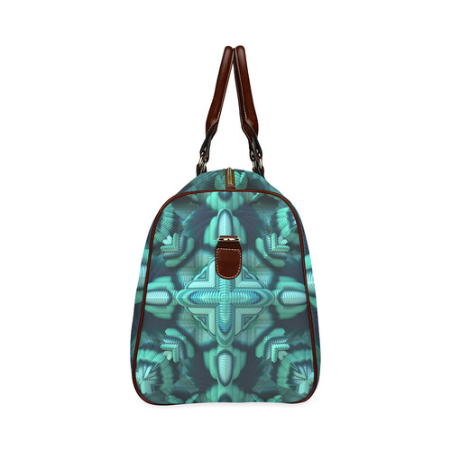 Cool Mint Waterproof Travel Bag/Small (Model 1639)