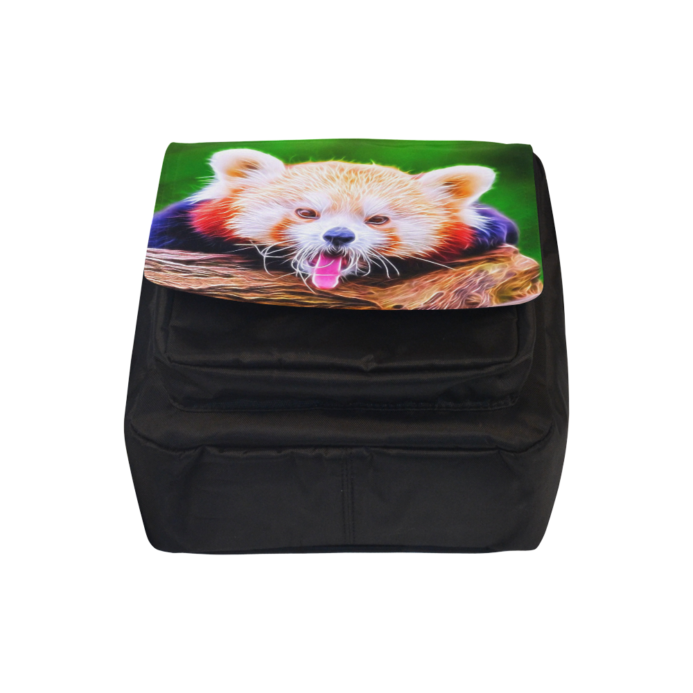 animal ArtStudio 5916 red Panda Crossbody Nylon Bags (Model 1633)