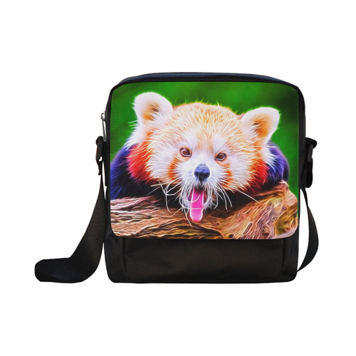 animal ArtStudio 5916 red Panda Crossbody Nylon Bags (Model 1633)