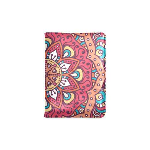 Red Bohemian Mandala Design Custom NoteBook A5