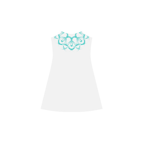 teal mandala slip dress Alcestis Slip Dress (Model D05)