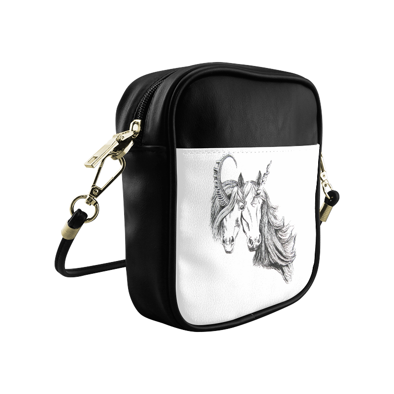 conjoined unicorns sling bag Sling Bag (Model 1627)