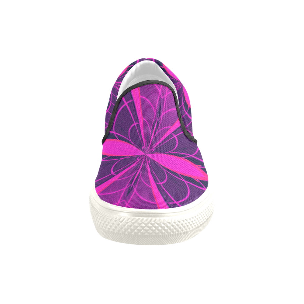 gLOW mANTIS Women's Unusual Slip-on Canvas Shoes (Model 019)