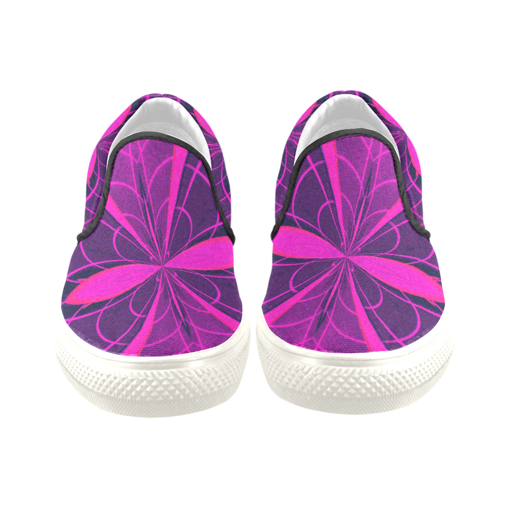 gLOW mANTIS Women's Unusual Slip-on Canvas Shoes (Model 019)