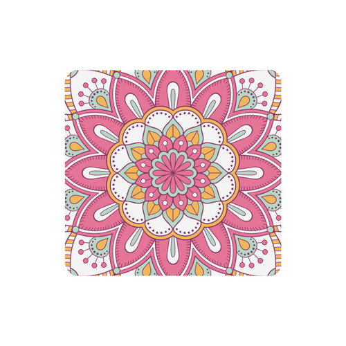 Pink Bohemian Mandala Design Women's Clutch Wallet (Model 1637)