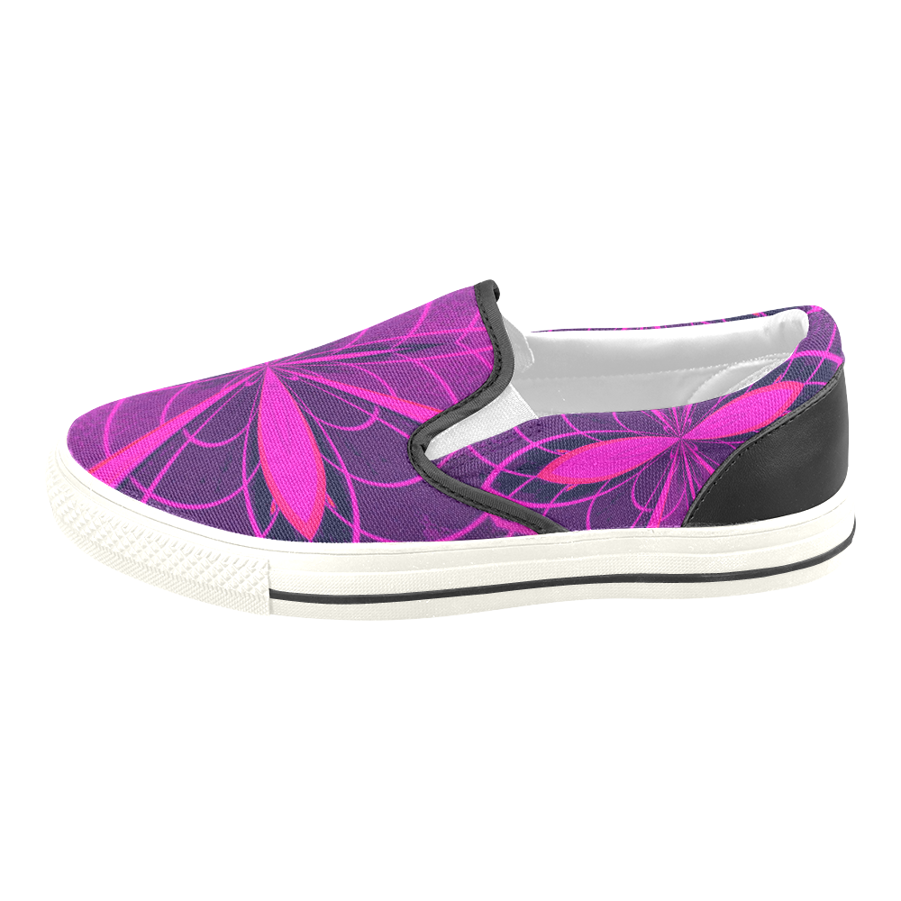 gLOW mANTIS Women's Unusual Slip-on Canvas Shoes (Model 019)
