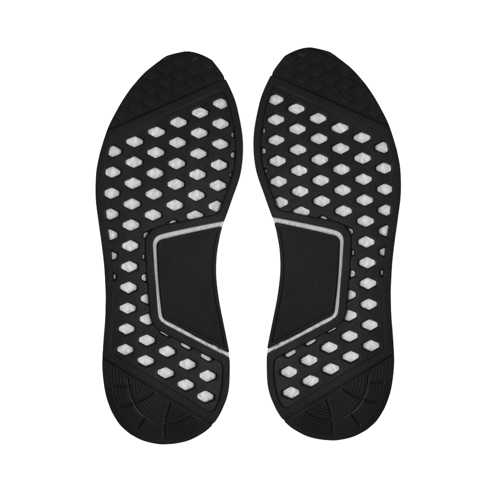 Penguin Pattern Men’s Draco Running Shoes (Model 025)
