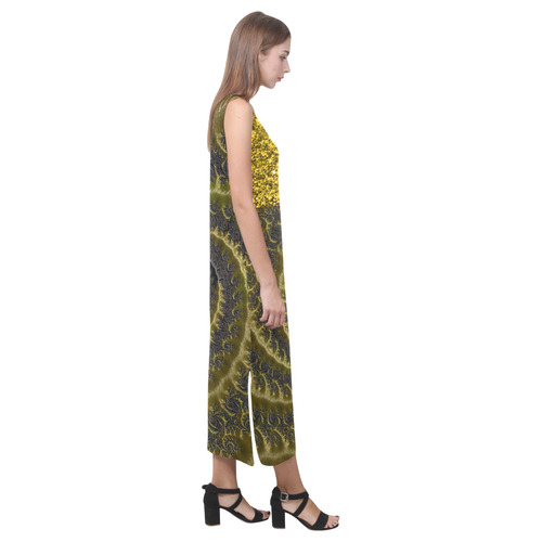 A044 JAMColorMix Phaedra Sleeveless Open Fork Long Dress (Model D08)