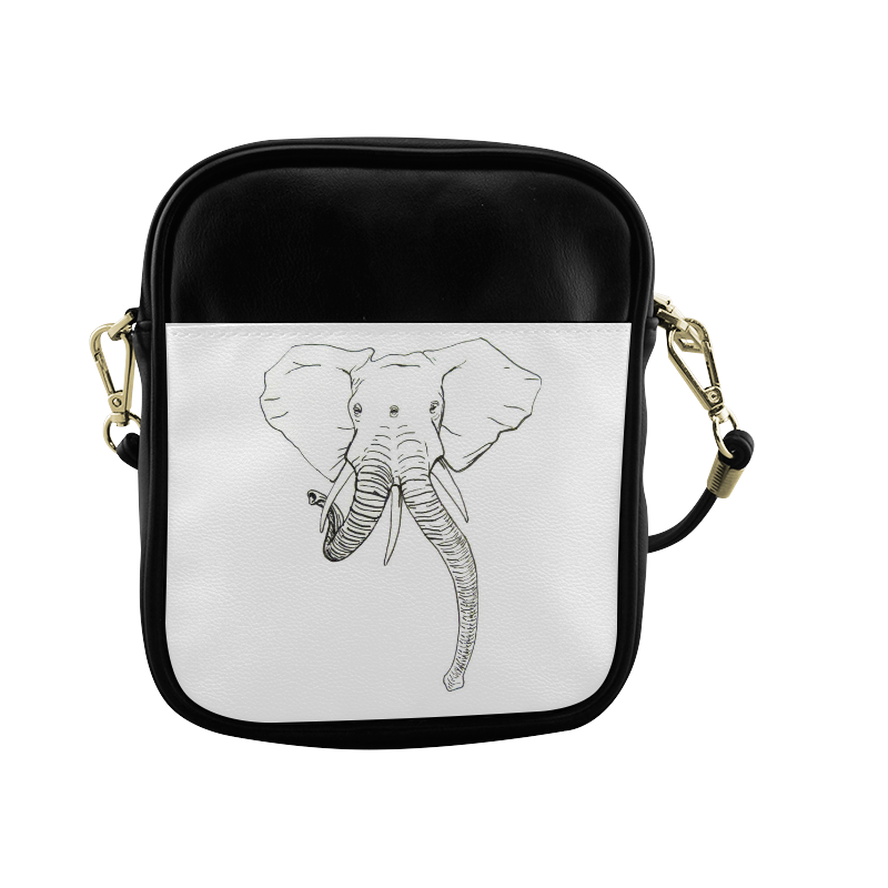 conjoined elephant sling bag Sling Bag (Model 1627)