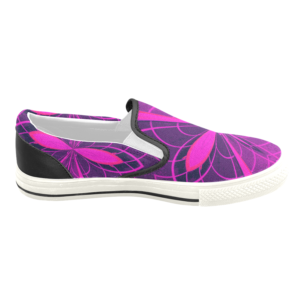 gLOW mANTIS Women's Unusual Slip-on Canvas Shoes (Model 019)