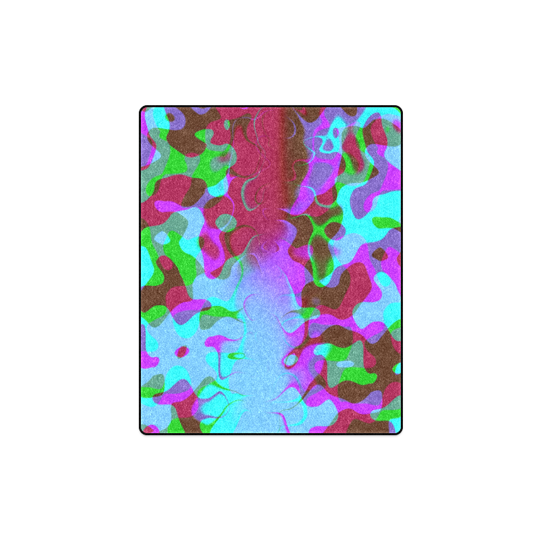Abstract Colorsplash Retro Blanket 40"x50"