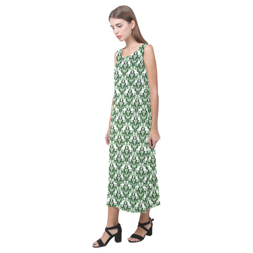 vintage pattern 916I Phaedra Sleeveless Open Fork Long Dress (Model D08)