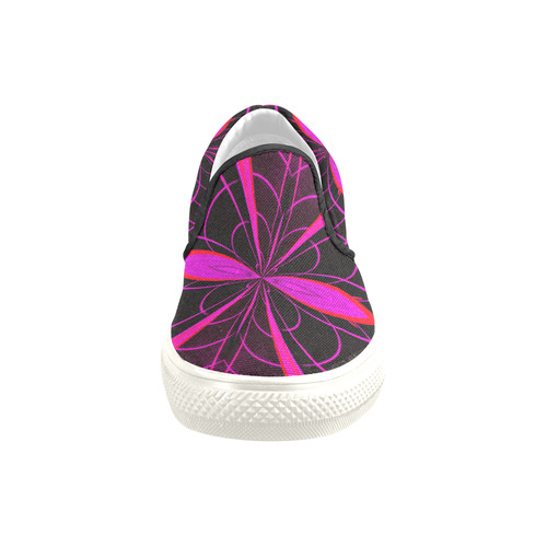 pINK mANTIS Women's Unusual Slip-on Canvas Shoes (Model 019)