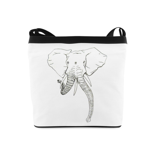 conjoined elephant crossbody bag Crossbody Bags (Model 1613)