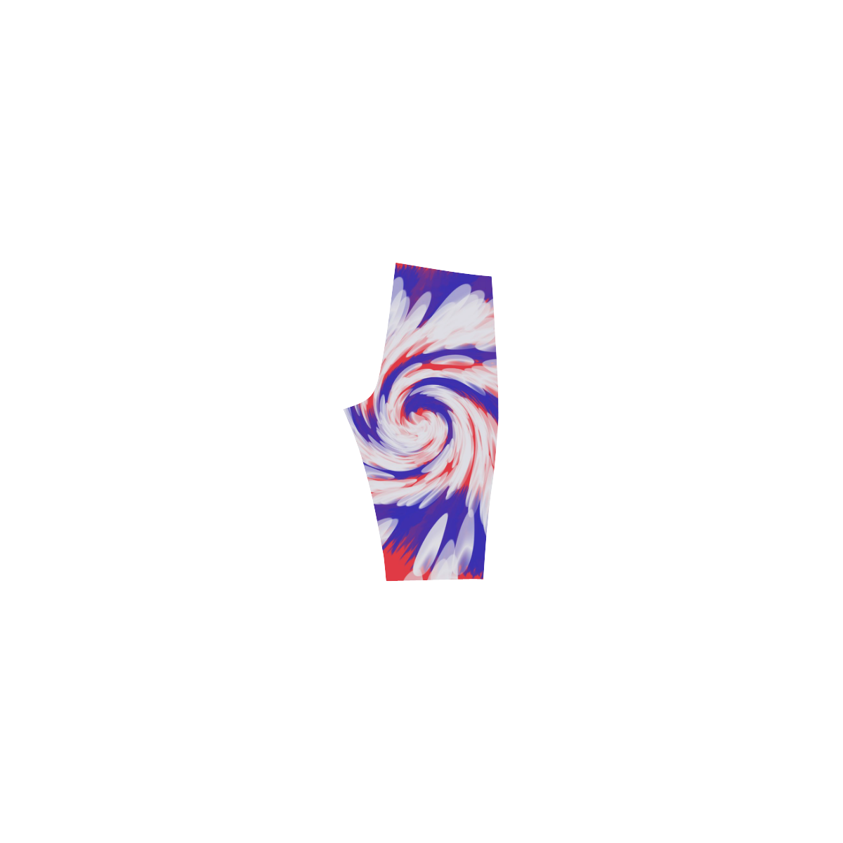 Red White Blue USA Patriotic Abstract Hestia Cropped Leggings (Model L03)