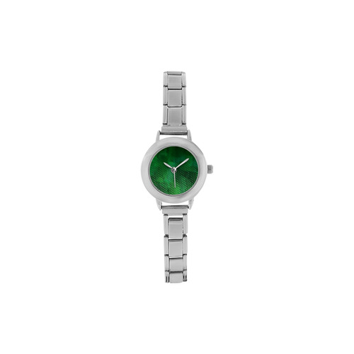 Ombre Green Abstract Forest Women's Italian Charm Watch(Model 107)