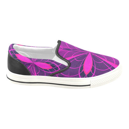 gLOW mANTIS Women's Unusual Slip-on Canvas Shoes (Model 019)