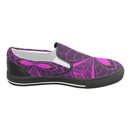 dARK mANTIS Women's Unusual Slip-on Canvas Shoes (Model 019)