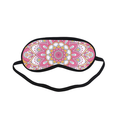 Pink Bohemian Mandala Design Sleeping Mask