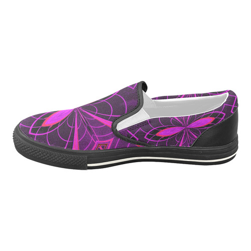 dARK mANTIS Women's Unusual Slip-on Canvas Shoes (Model 019)