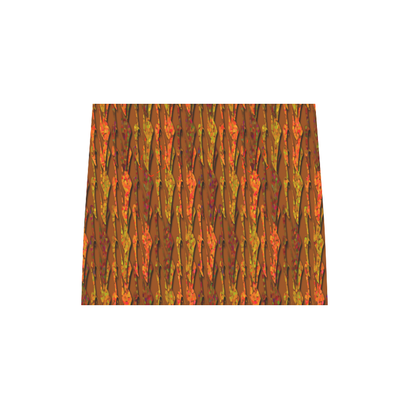 Abstract Strands of Fall Colors - Brown, Orange Boston Handbag (Model 1621)