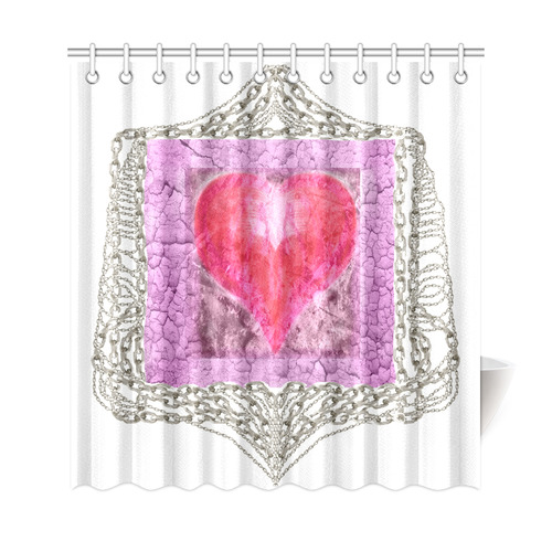 heart Shower Curtain 69"x72"