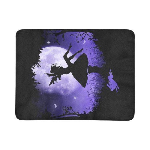 fairy in the moonlight Beach Mat 78"x 60"