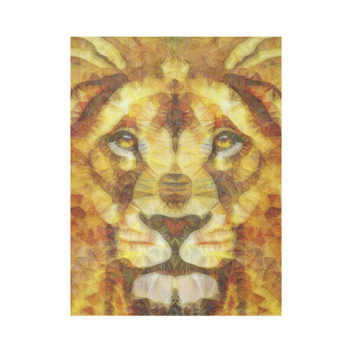 lion Cotton Linen Wall Tapestry 60"x 80"