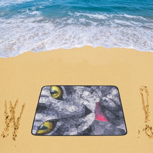 cat tongue Beach Mat 78"x 60"