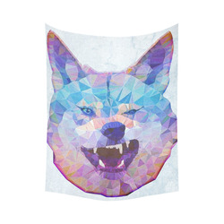 abstract wolf Cotton Linen Wall Tapestry 60"x 80"