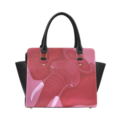 Crimson Elephant Classic Shoulder Handbag (Model 1653)