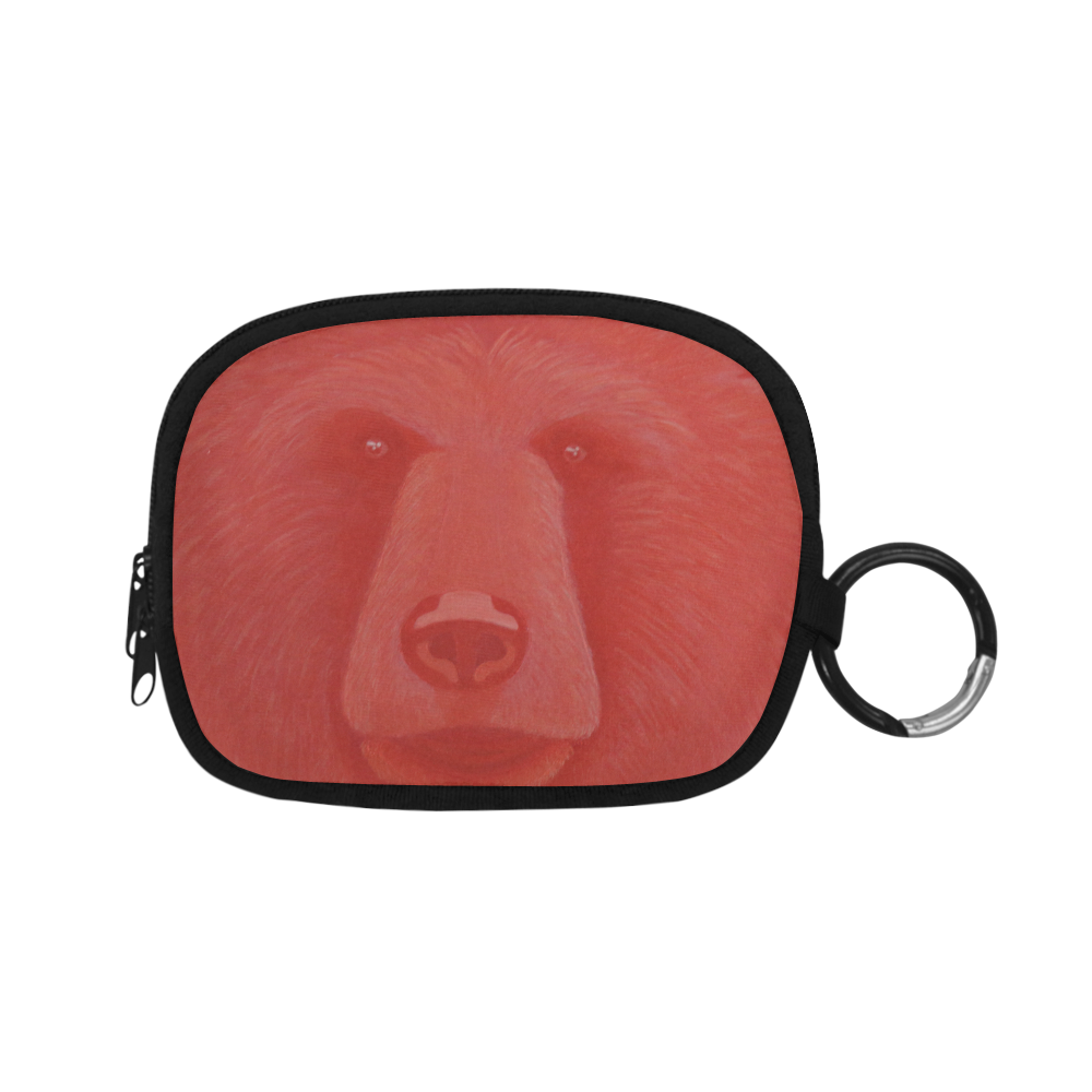 Vermillion Bear Coin Purse (Model 1605) | ID: D779637