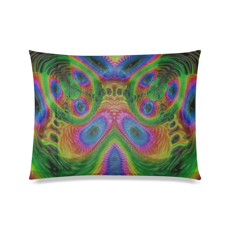 multi auge 22 Custom Zippered Pillow Case 20"x26"(Twin Sides)