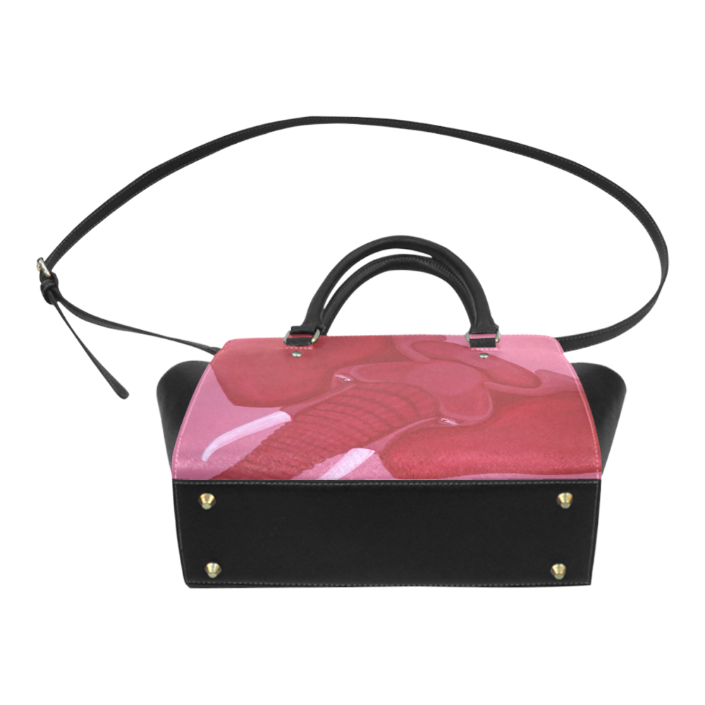 Crimson Elephant Classic Shoulder Handbag (Model 1653)