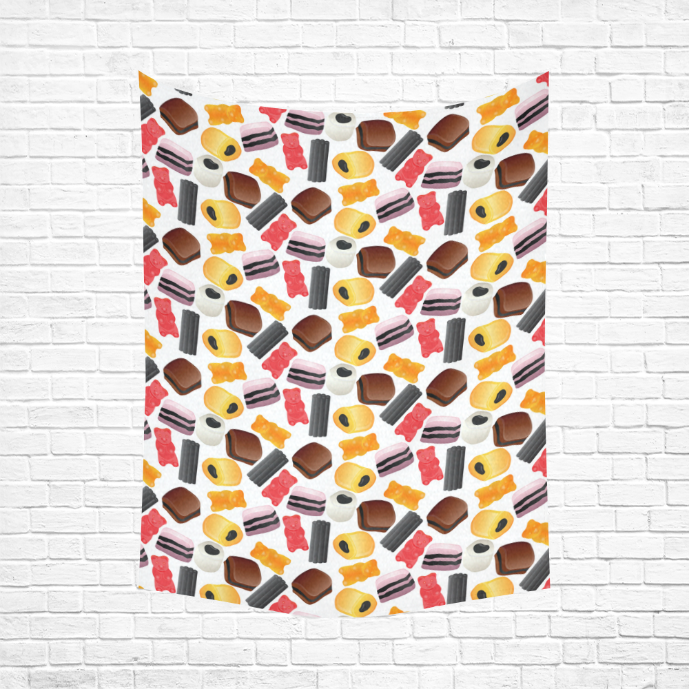 Yummy Cotton Linen Wall Tapestry 60"x 80"