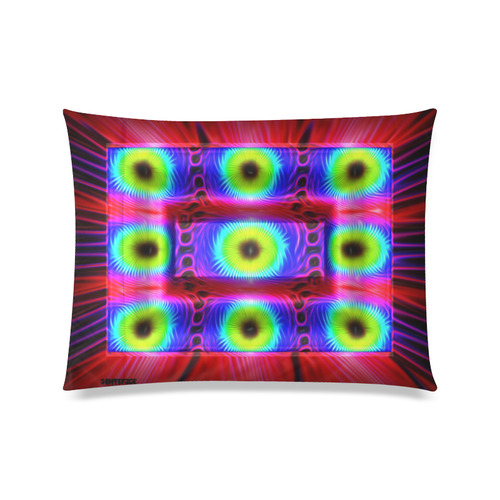 multi auge Custom Zippered Pillow Case 20"x26"(Twin Sides)