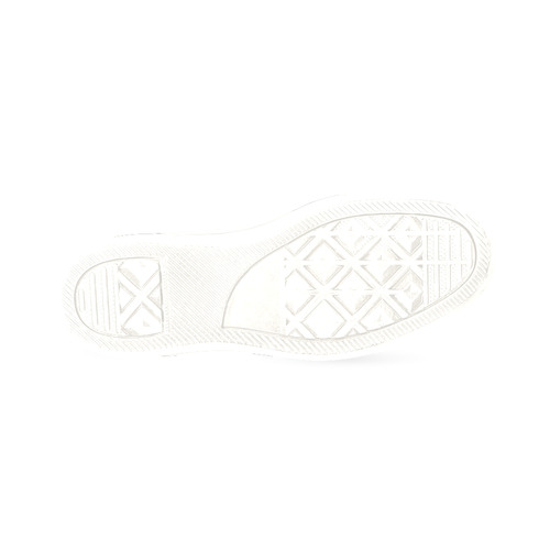 White and gray Flourish ornament mandala design Men's Classic Canvas Shoes/Large Size (Model 018)