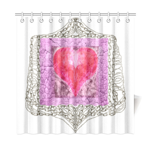 heart Shower Curtain 72"x72"