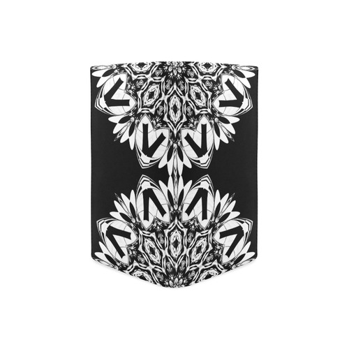 Half black and white Mandala Women's Leather Wallet (Model 1611)