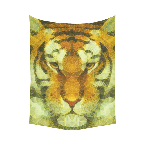 tiger Cotton Linen Wall Tapestry 60"x 80"