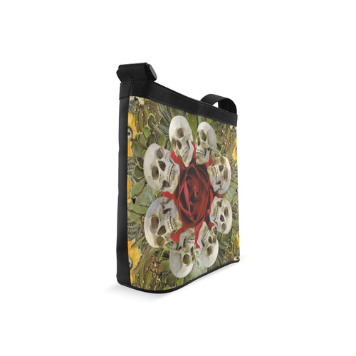 Western skulls Crossbody Bags (Model 1613)