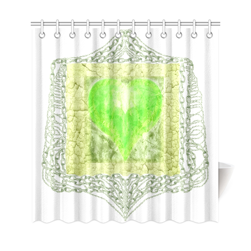 heart 3 Shower Curtain 69"x72"