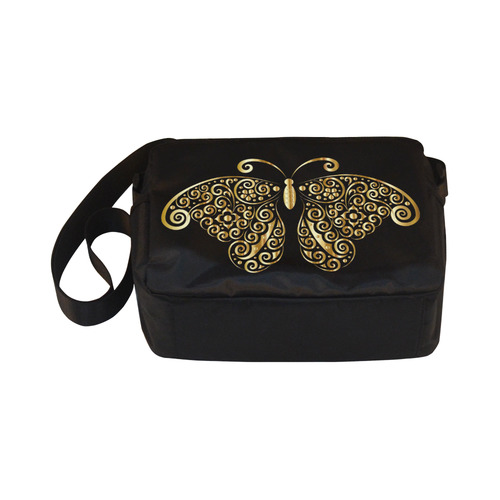 Golden Butterfly Classic Cross-body Nylon Bags (Model 1632)